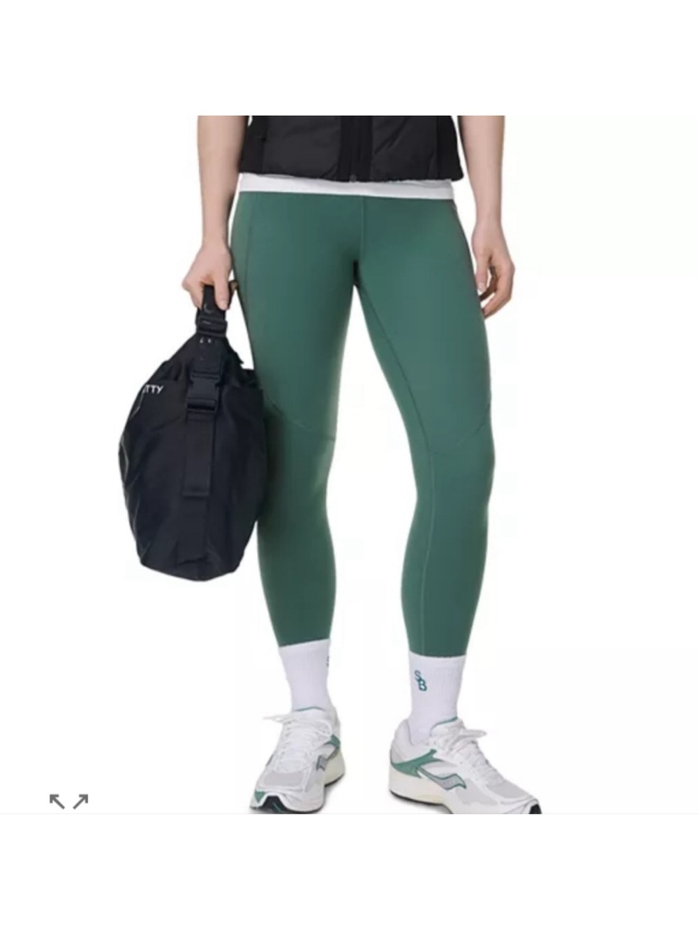 Sweaty Betty Forest Green High-Rise Performance Leggings